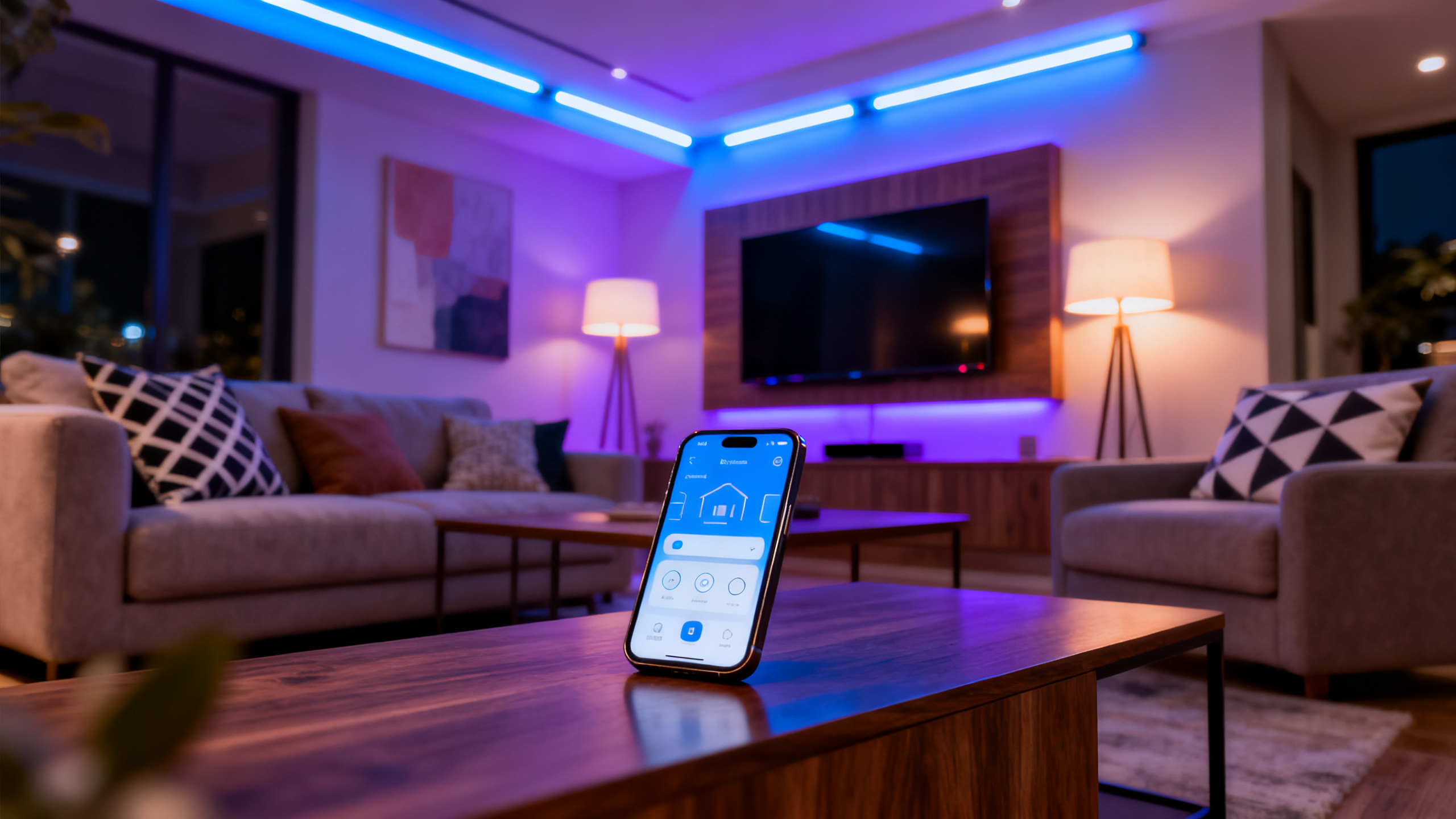como fazer automacao de iluminacao com fita led smart