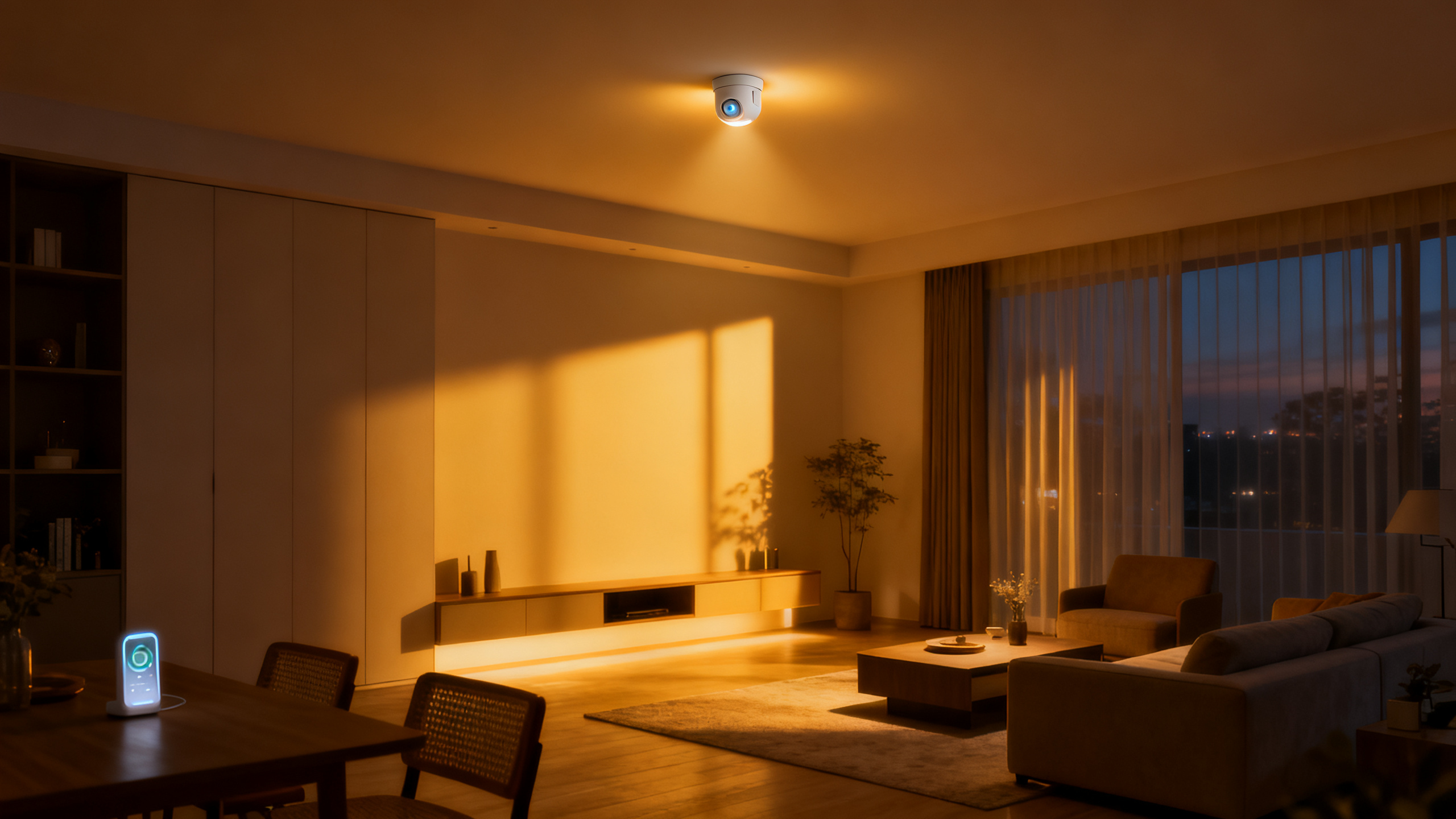 como integrar sensores de movimento com as luzes da casa